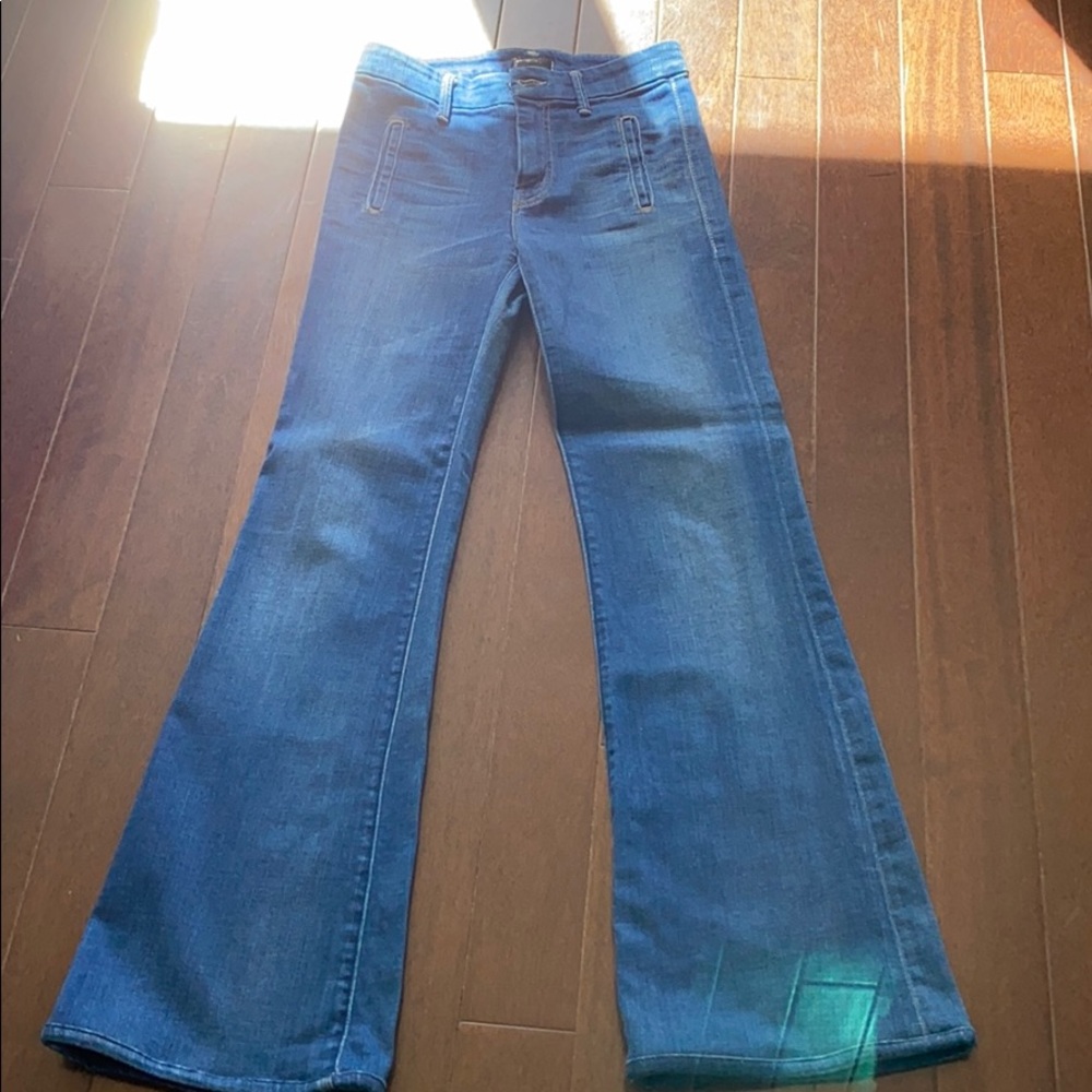 MOTHER High Rise Super Hip/Hipster Jeans